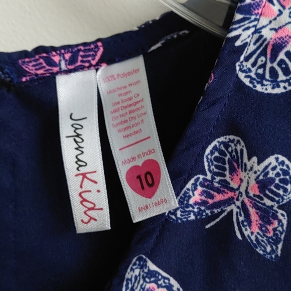 Japna Kids Girls Cap Sleeve Romper. Size 10 - Picture 3 of 6